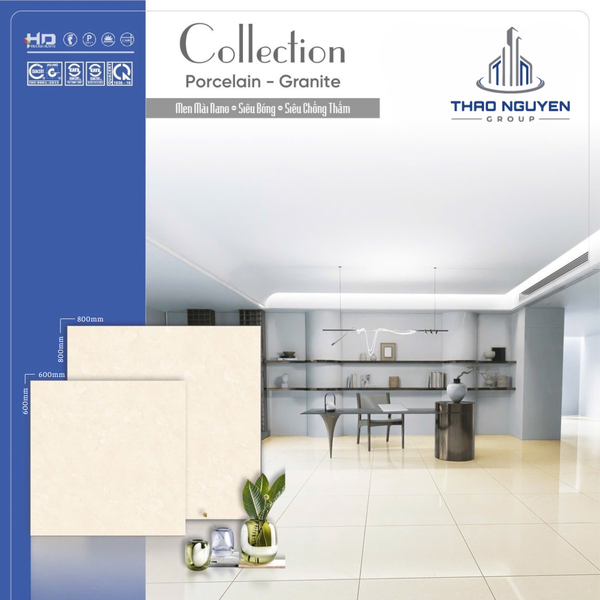 Gạch lát 60x60 RedStar siêu bóng Porcelain REC66.8942