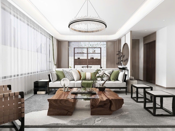 Trang trí phòng khách - Phong cách Luxury mẫu số 6