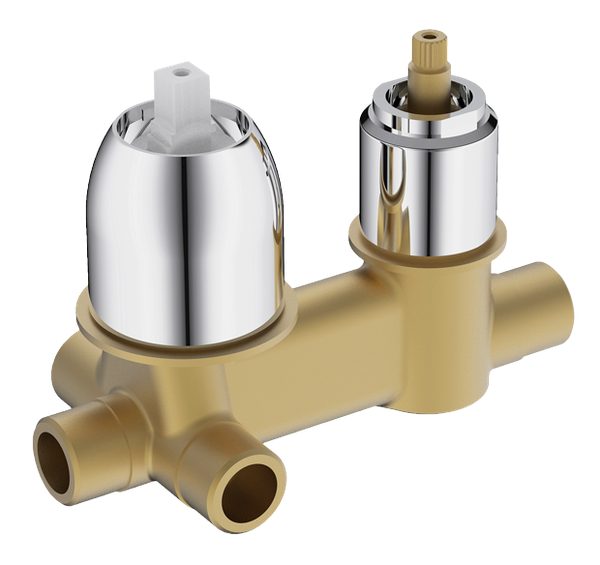 Bộ trộn âm tường 2 đường nước JOMOO P37195-000/1B-1