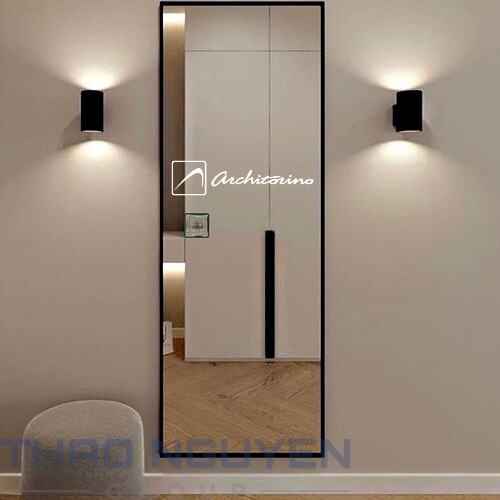 Gương soi toàn thân hợp kim nhôm Architorino ANĐ50170