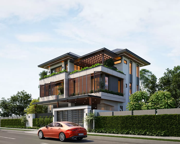 Thiết kế nội thất biệt thự Luxury