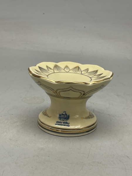 Chân Nến Vẽ Vàng 24K