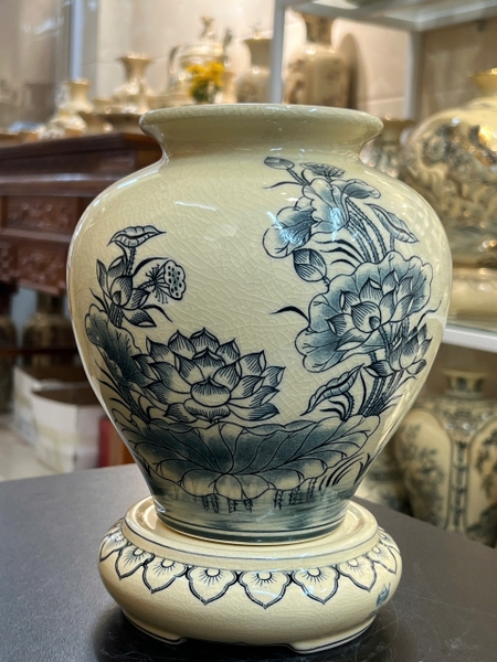 Bình Cát Tường Hoa Sen H21 truyền thống