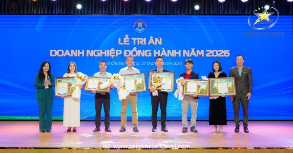 Saigon Star tham dự Lễ Ký kết & Tri ân Doanh nghiệp 2026 - Đồng hành cùng VHUers