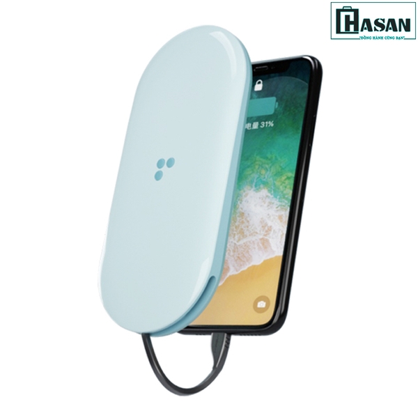 Sạc dự phòng kiêm sạc không dây MIPOW POWER Cube X3 10000 Lightning MFI PD 18W Cable SPQ09