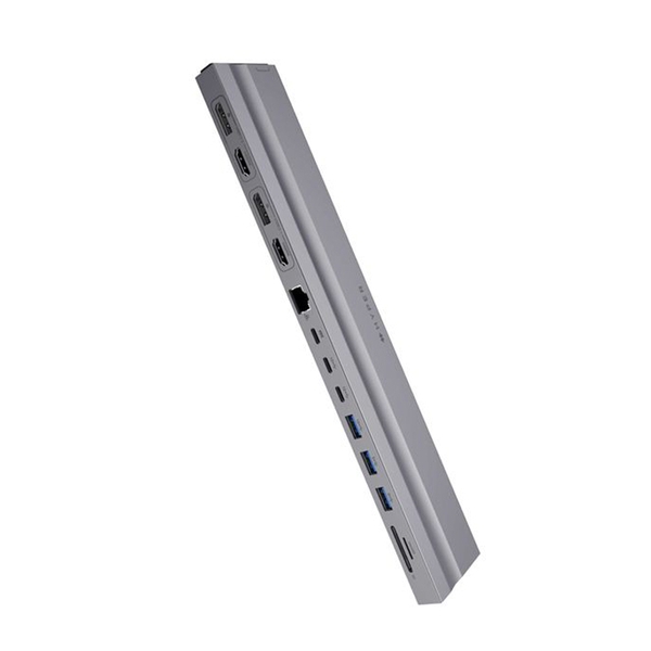Cổng chuyển kiêm đế cắm đa màn hình HYPERDRIVE 4K/60HZ 13 Ports Multi-Display Dock Station - HD134