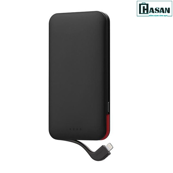 Đế sạc không dây kiêm pin dự phòng MIPOW Power Cube 7000 Lightning Cable