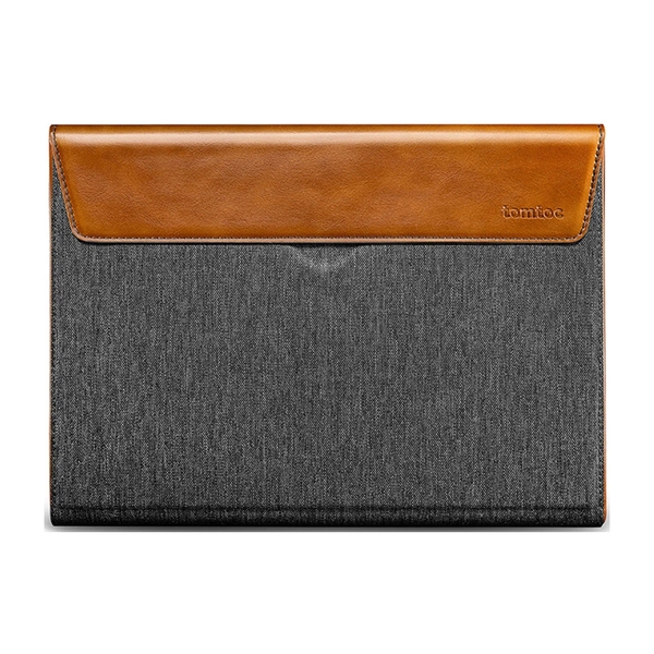 Túi chống sốc chính hãng TOMTOC (USA) Premium Leather - H15-E01 cho Macbook Pro 16 inch/Dell XPS 15 inch