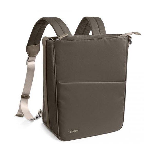 Túi đeo kiêm balo chính hãng TOMTOC (USA) Slash Sling bag Taupe - H63 cho Ultrabook