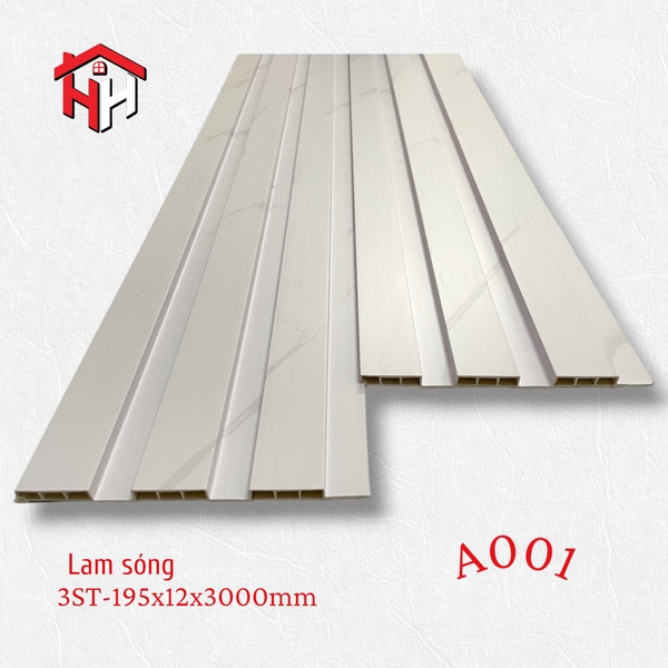 AT A001 200x12x3000mm Thanh lam 3ST PVC