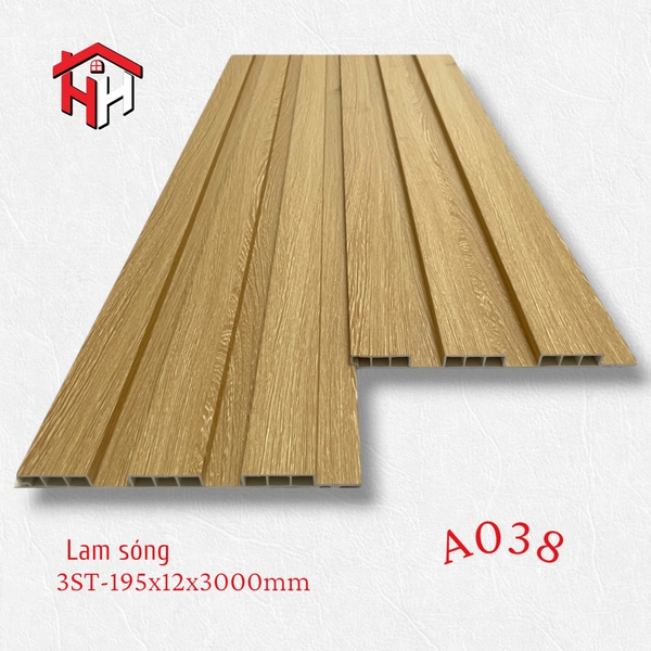 AT A038 200x12x3000mm Thanh lam 3ST PVC
