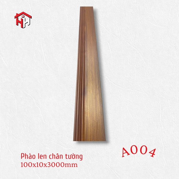 AT A004 100x10x3000mm Phào len chân tường