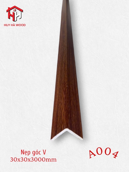 AT A004 30x30x3000mm Nẹp góc kết thúc V PVC