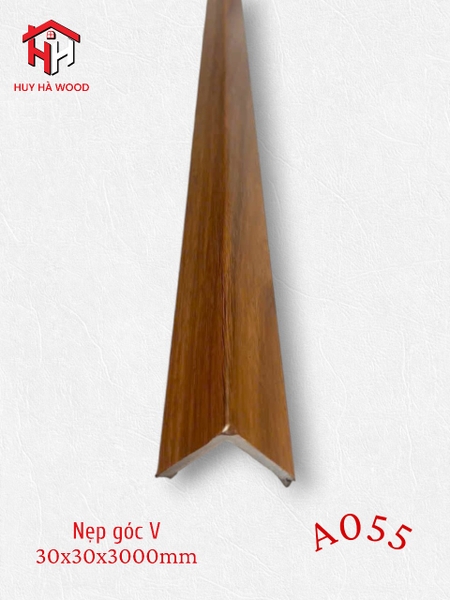 AT A055 30x30x3000mm Nẹp góc kết thúc V PVC
