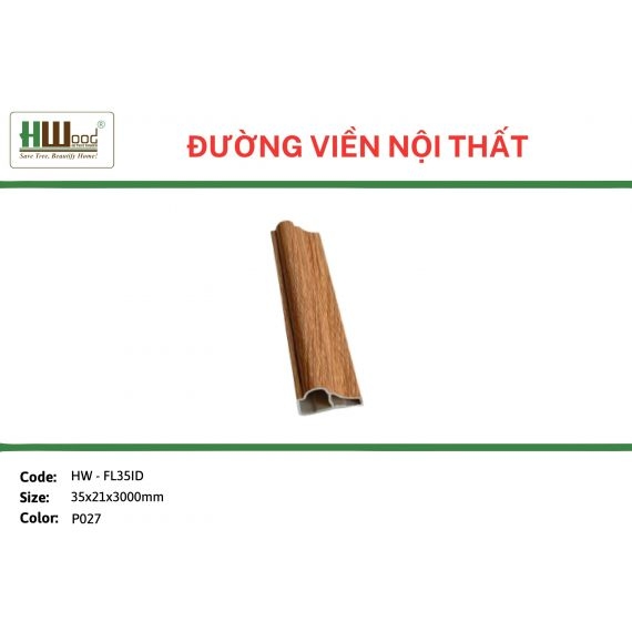 HW-FL5ID P027 35x21x3000 Đường viền nội thất