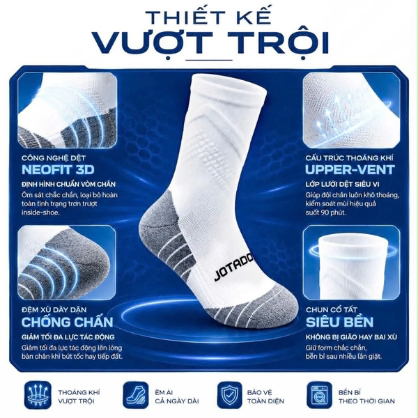 Tất thể thao Jotado NEOFIT PRO 01