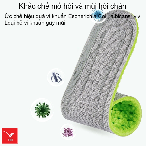 Lót giày thể thao đế cao su non