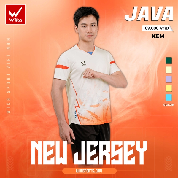 Bộ quần áo bóng đá Wika Java