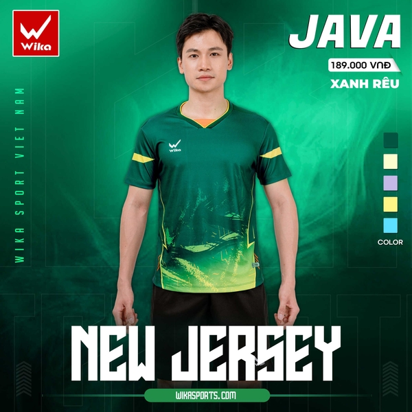 Bộ quần áo bóng đá Wika Java