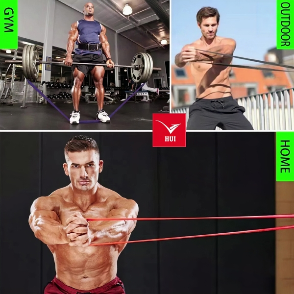 Dây kháng lực GYM Power band cao su đàn hồi thể thao đa năng, tập toàn thân, tập tay, chân, đùi mông vai