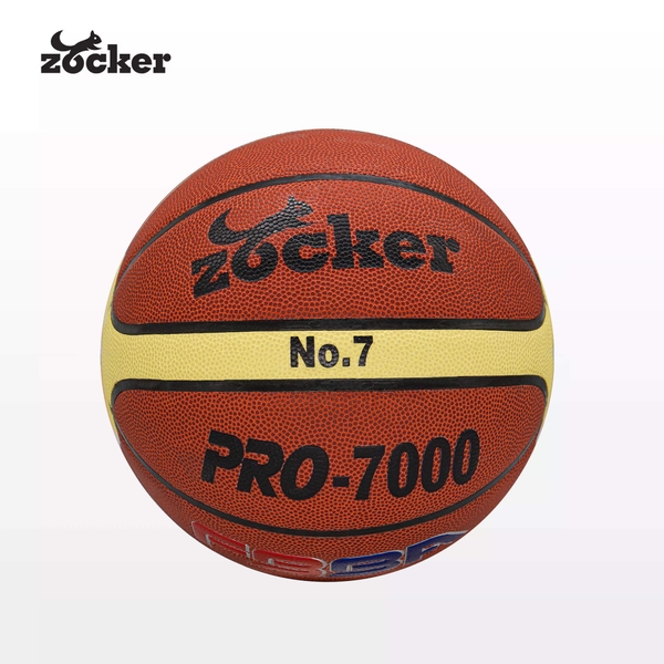 Quả bóng rổ da PU số 7 Zocker PRO-7000