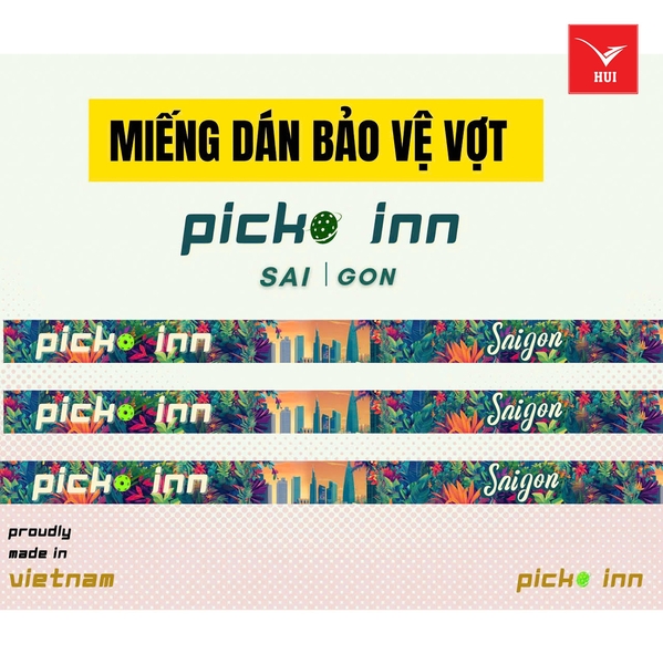 Miếng dán viền bảo vệ vợt Pickleball Picko inn - Độ Dính Cao, Bảo Vệ Tốt Cạnh Vợt