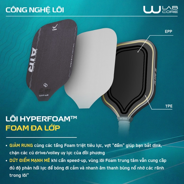 Vợt Pickleball Wika Quang Dương Air 2