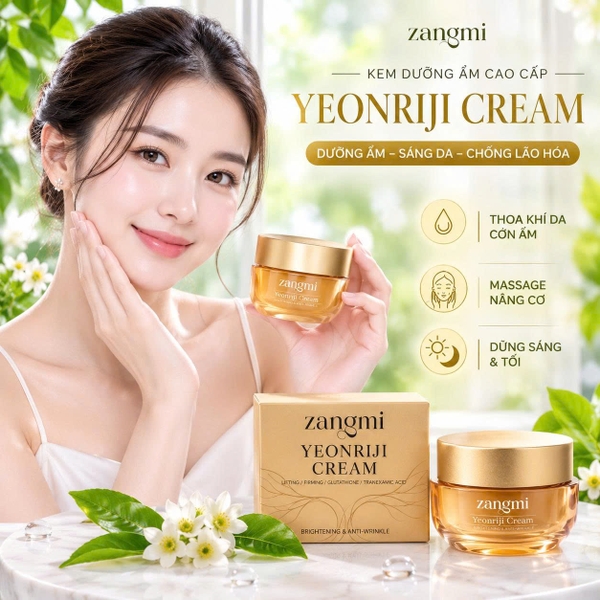 Combo VIP Zangmi Tái Tạo Thần Tốc & Khóa Ẩm Phục Hồi: Kem Yeonriji, Kem Peel Da & Tặng Túi Pico