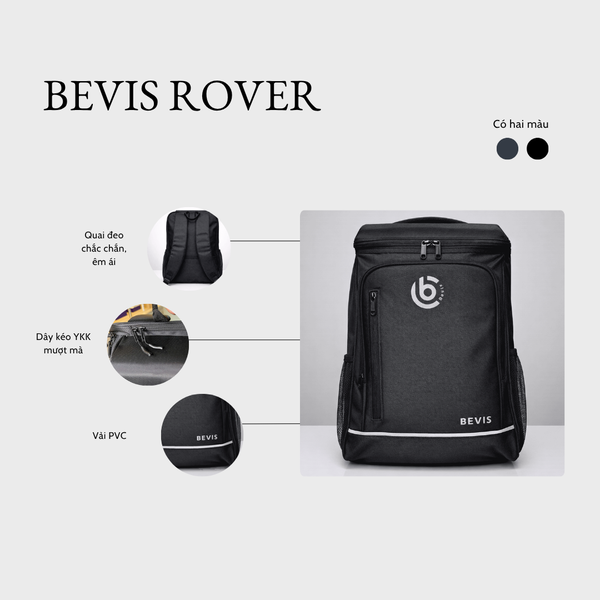 BEVIS ROVER – Balo Thể Thao Nam Năng Động | Balo Nam Đi Học, Đi Tập Cao Cấp