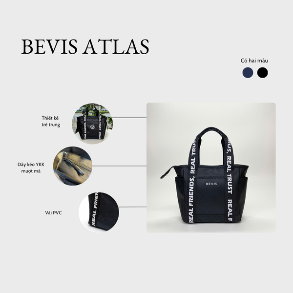 BEVIS ATLAS – Túi Xách Nữ Thể Thao Gọn Gàng | Túi Nữ Thời Trang Phối Đồ Đẹp
