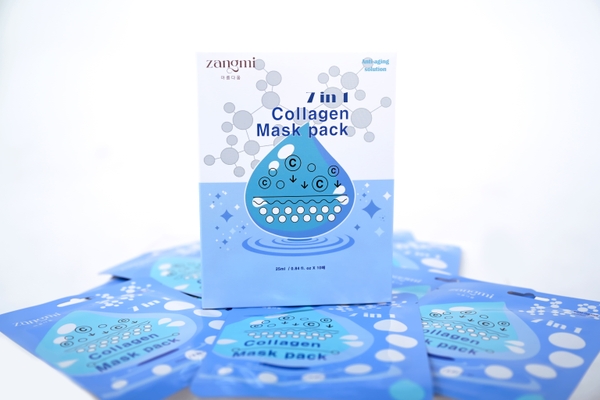 ZANGMI Collagen Mask Pack – Mặt Nạ Collagen Dưỡng Ẩm & Phục Hồi Da