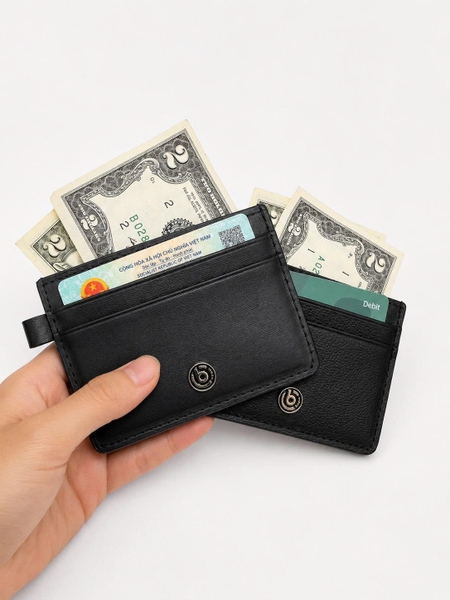 BEVIS SLIM 2– Ví Card Vân Da Đựng Namecard Cao Cấp | Ví Card Nhỏ Gọn, Mỏng Nhẹ