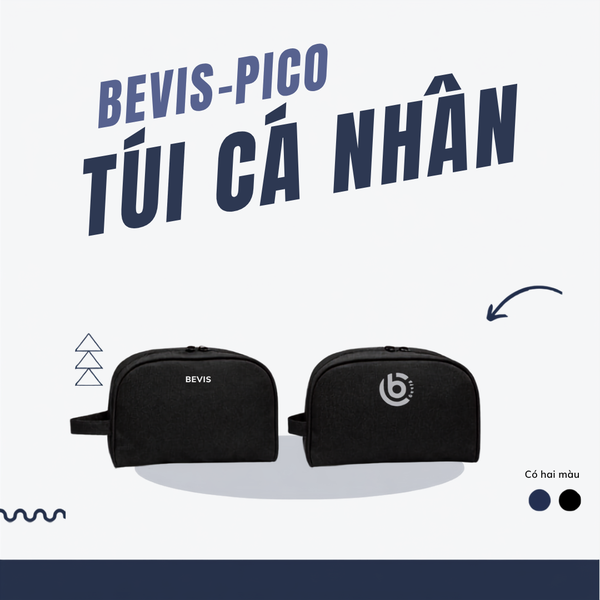 Túi Cầm Tay Mini BEVIS PICO - Túi Đựng Phụ Kiện Nam Nữ Vải phủ PVC Cao Cấp Chống Thấm Thời Trang