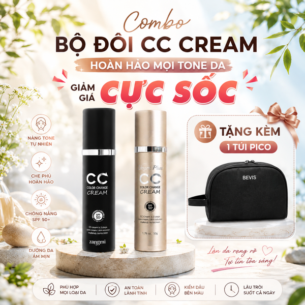 Combo Bộ đôi CC Cream - Hoàn hảo mọi Tone da