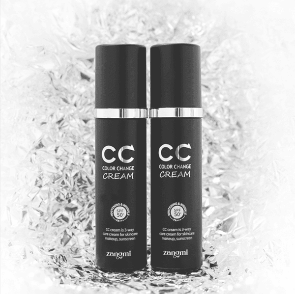 ZANGMI CC Color Change Cream – Kem Nền chống nắng SPF 50+,  Che phủ khuyết điểm theo màu da tự nhiên.