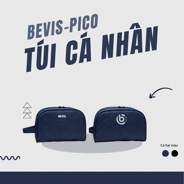 Túi Cầm Tay Mini BEVIS PICO - Túi Đựng Phụ Kiện Nam Nữ Vải phủ PVC Cao Cấp Chống Thấm Thời Trang