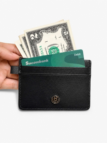BEVIS SLIM 2– Ví Card Vân Da Đựng Namecard Cao Cấp | Ví Card Nhỏ Gọn, Mỏng Nhẹ
