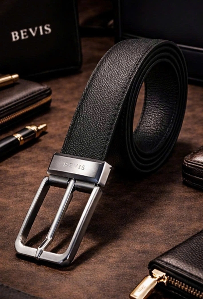 BEVIS SMART-BELT – Dây Nịt Da Nam Da Bò Cao Cấp | Thắt Lưng Nam Phong Cách Cổ Điển