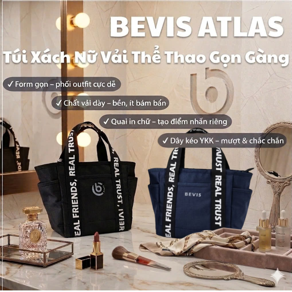 BEVIS ATLAS – Túi Xách Nữ Thể Thao Gọn Gàng | Túi Nữ Thời Trang Phối Đồ Đẹp