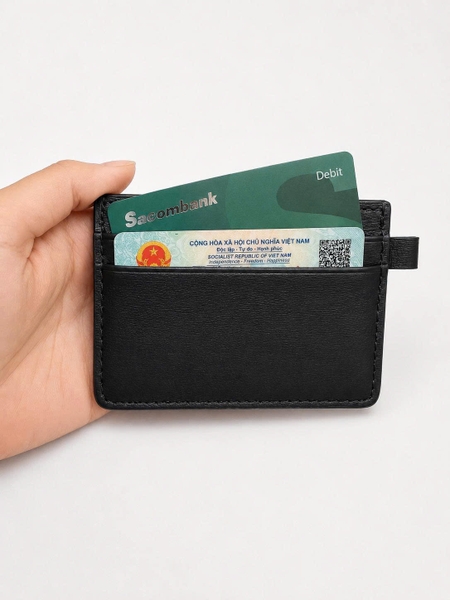 BEVIS SLIM 2– Ví Card Vân Da Đựng Namecard Cao Cấp | Ví Card Nhỏ Gọn, Mỏng Nhẹ