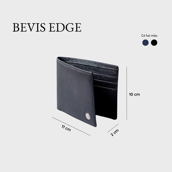 BEVIS EDGE – Ví Da Bò Nam Cao Cấp | Ví Nam Gập Đôi Phong Cách Hiện Đại