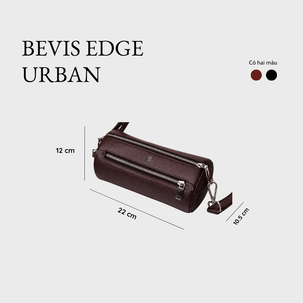 BEVIS EDGE URBAN – Túi Đeo Nam Da Cao Cấp Phong Cách Urban | Túi Nam Thời Trang