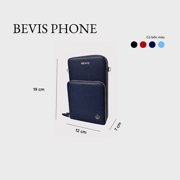 BEVIS PHONE – Túi Đeo Chéo Điện Thoại Da Bò Cao Cấp | Túi Đeo Chéo Nữ Thời Trang