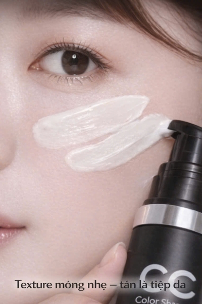 ZANGMI CC Color Change Cream – Kem Nền chống nắng SPF 50+,  Che phủ khuyết điểm theo màu da tự nhiên.