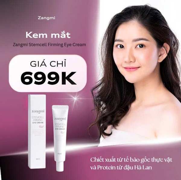 ZANGMI Stemcell Firming Eye Cream – Kem Mắt Tế Bào Gốc - Giảm Quầng Thâm, Làm Mờ Nếp Nhăn, Căng Mịn Vùng Da Mắt (40ml)