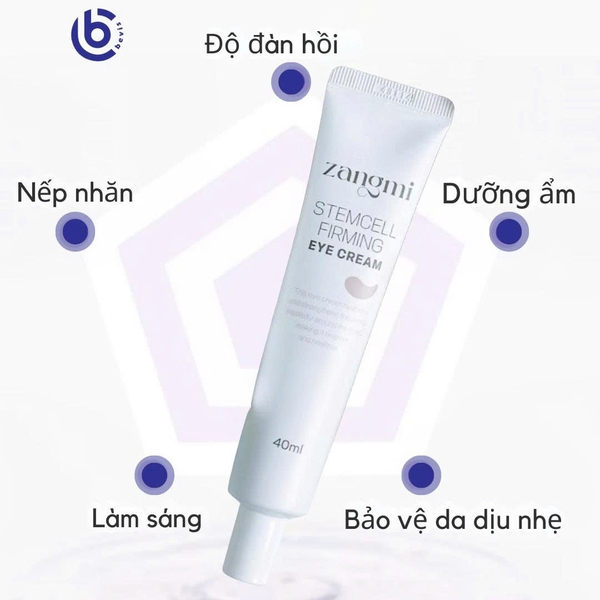 ZANGMI Stemcell Firming Eye Cream – Kem Mắt Tế Bào Gốc - Giảm Quầng Thâm, Làm Mờ Nếp Nhăn, Căng Mịn Vùng Da Mắt (40ml)