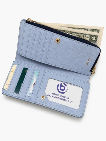 BEVIS SLIM PURSE – Ví Da Cầm Tay Phong Cách Hàn Quốc | Sang Trọng – Gọn Nhẹ – Tiện Dụng
