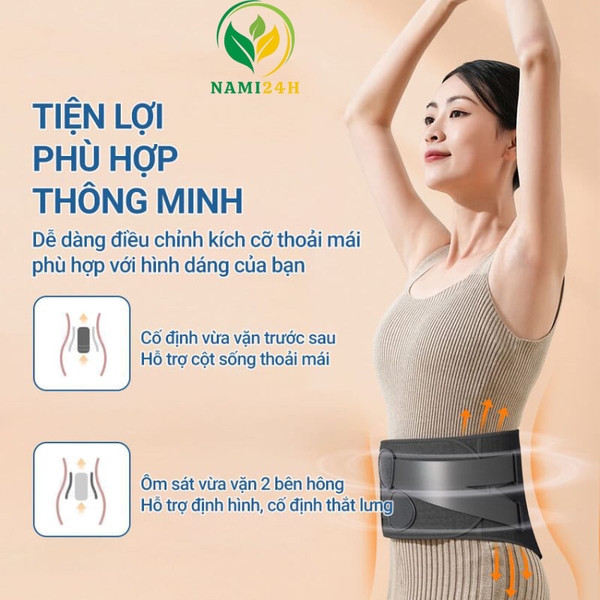 Đai massage lưng có nhiệt