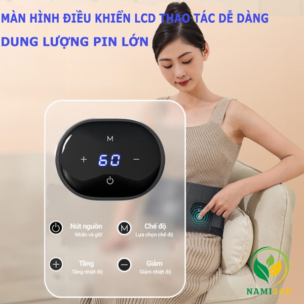 Đai massage lưng giảm đau