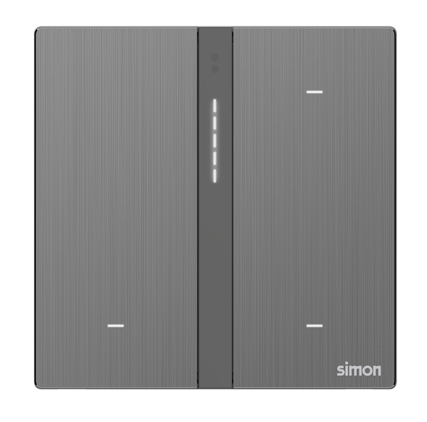 Module công tắc bối cảnh ba Simon M7 smart 66E8007MTY-2B Màu Xám